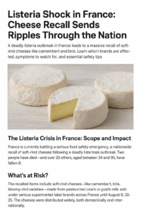 listeriosis outbreak